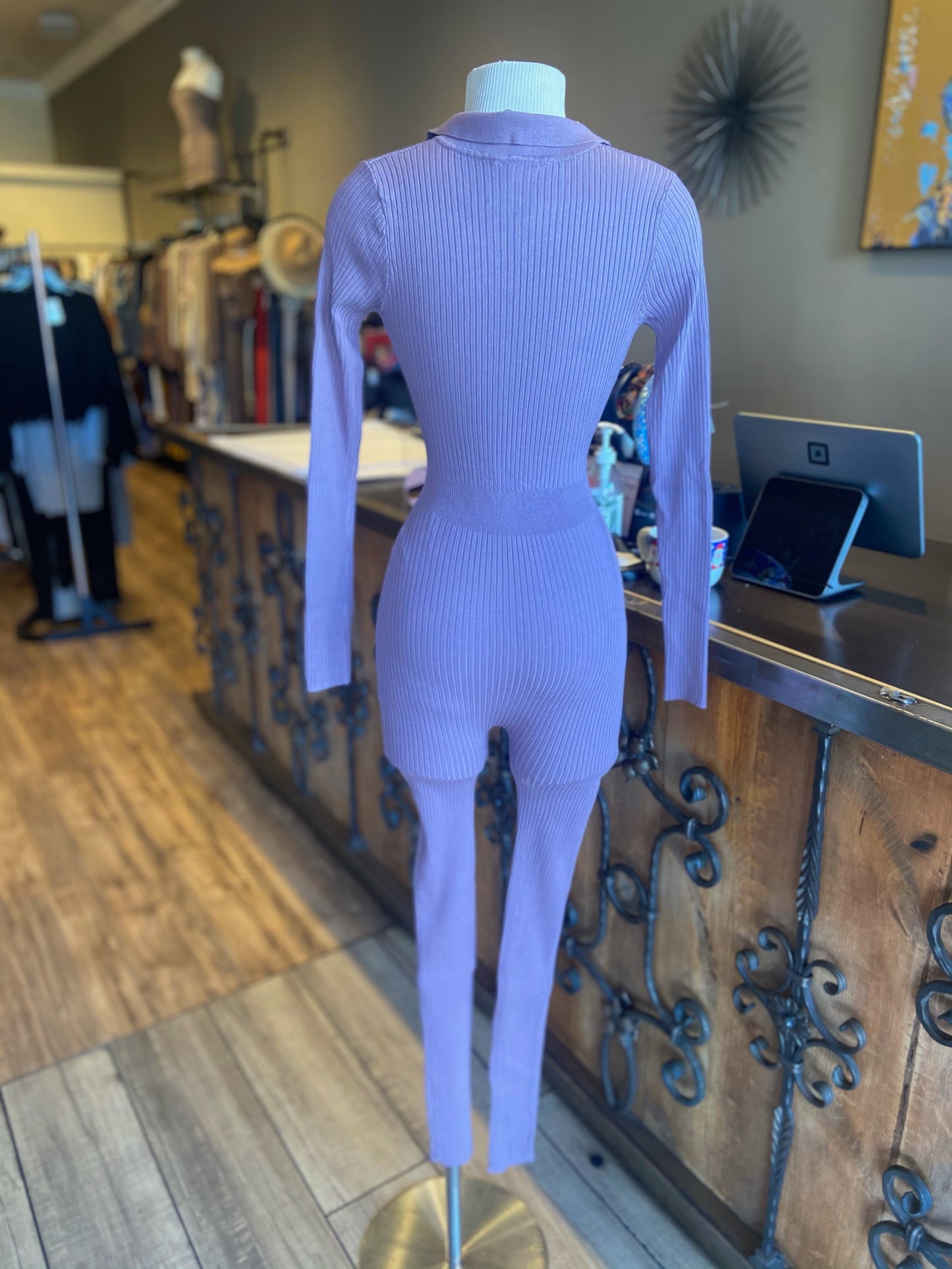 Knit Collar Jumper