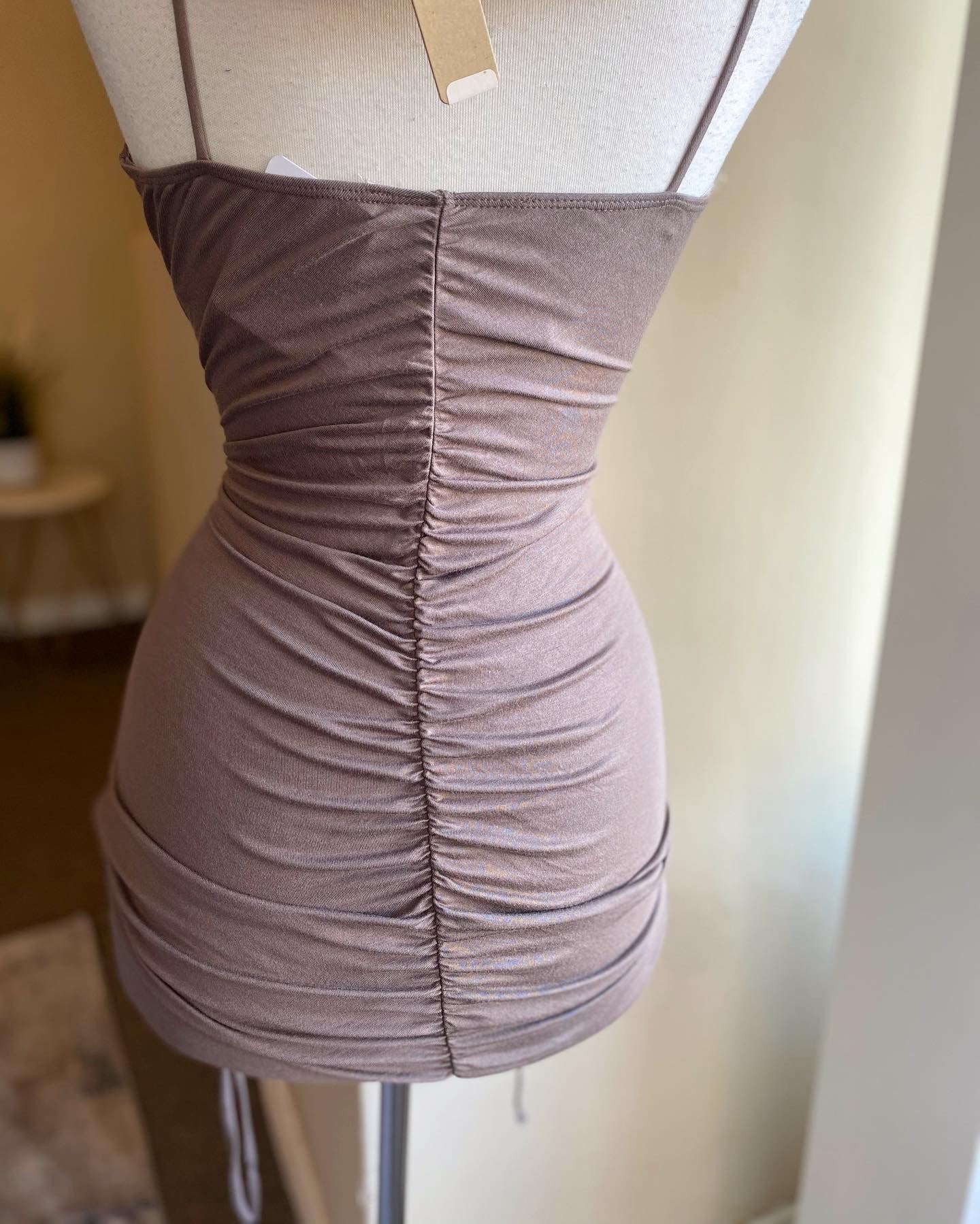 Fitted Rouge Mini Dress FINAL SALE