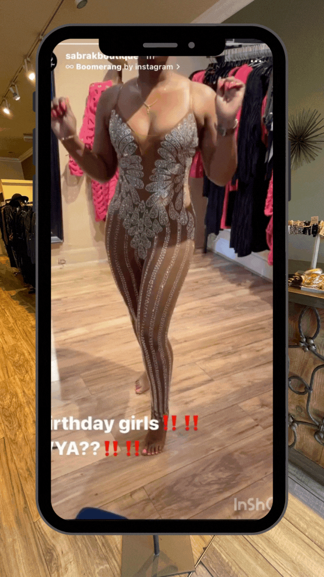 Bedazzled Mesh Bodysuit