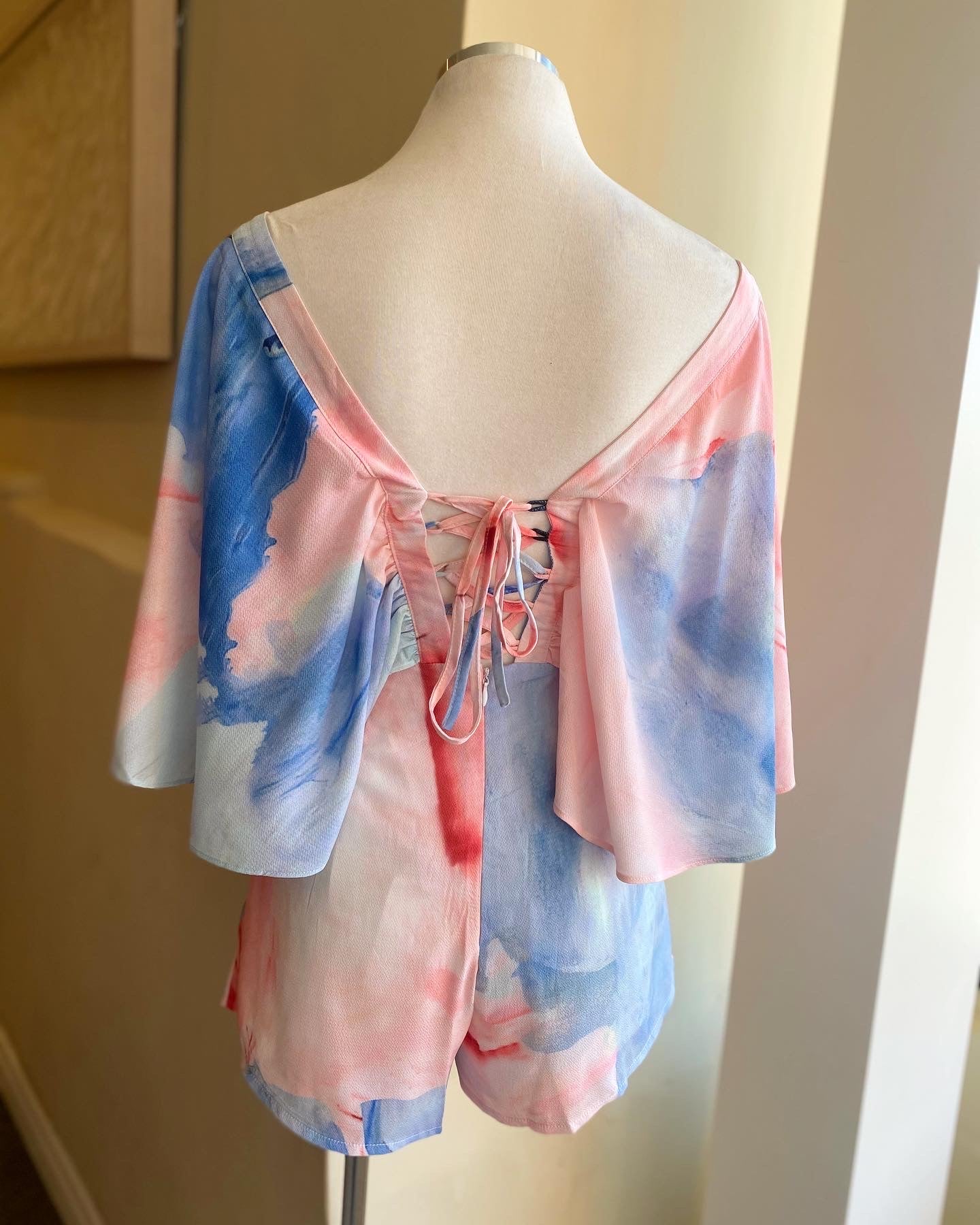Layered Pastel Romper