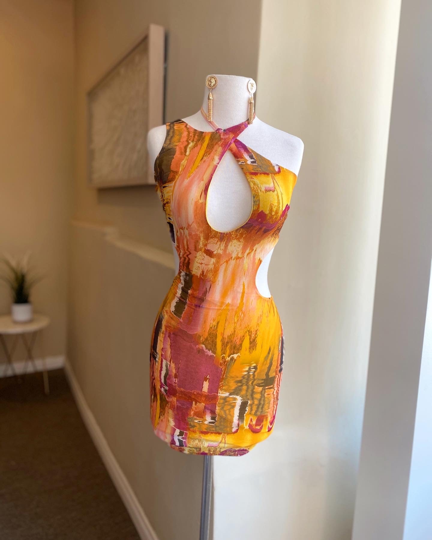 One Shoulder Backless Mini FINAL SALE