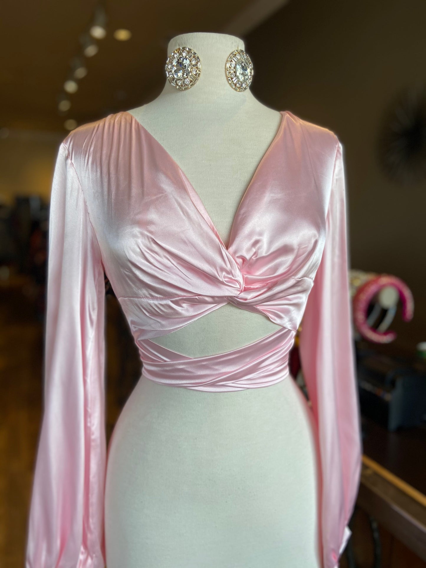 Satin Tye Top FS