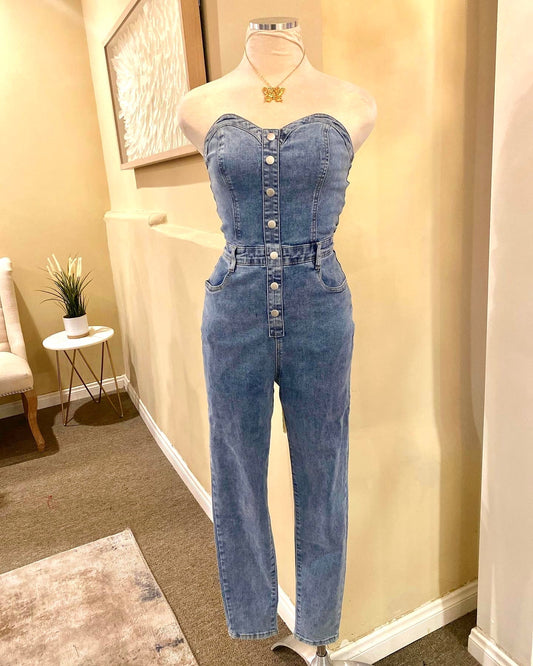 Denim Tube Jumper