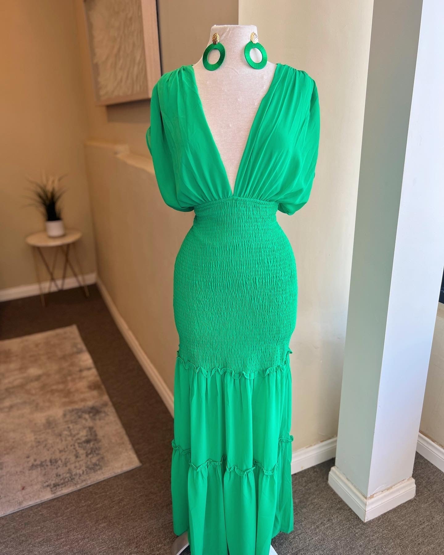 Sleeveless Tiered Maxi Dress