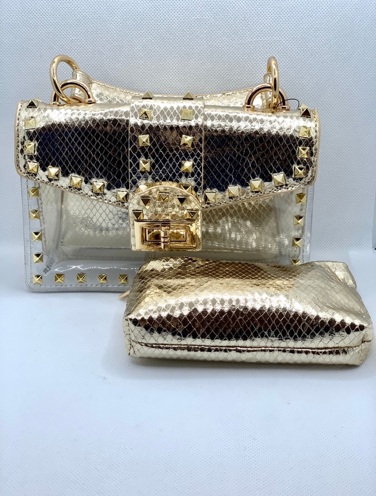 Clear & Snakeskin