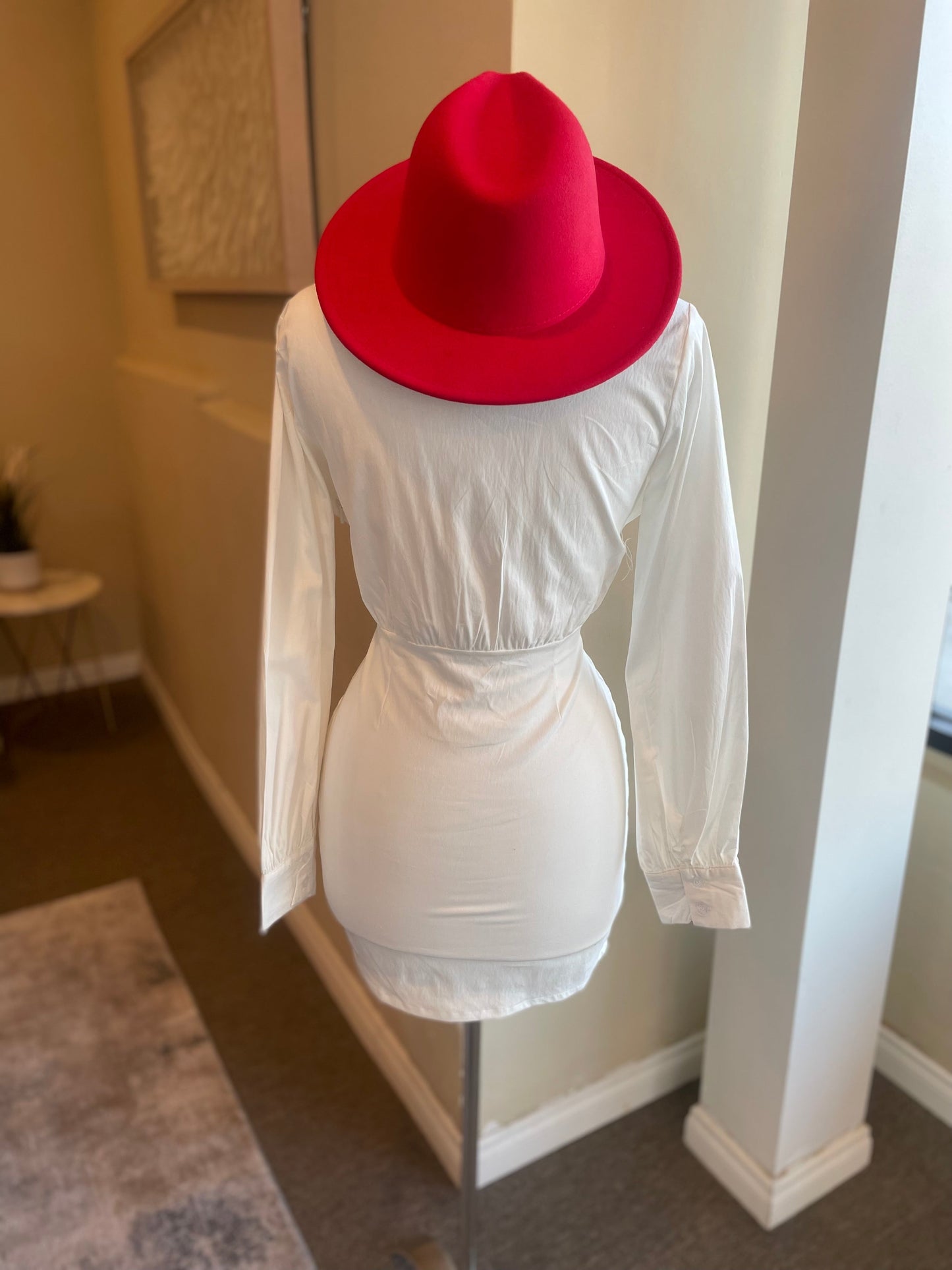 Collar Lace Front Short Dress FINAL SALE