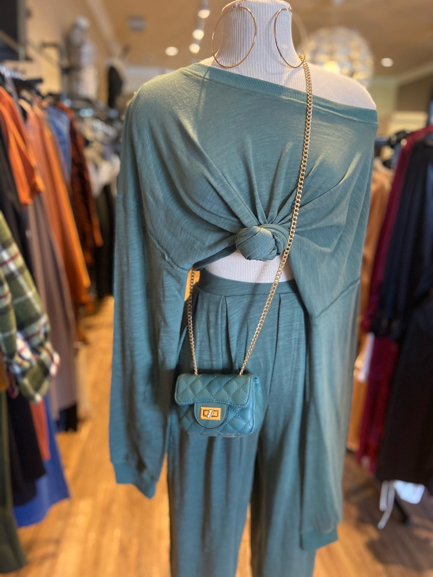 Tied Jogger Set