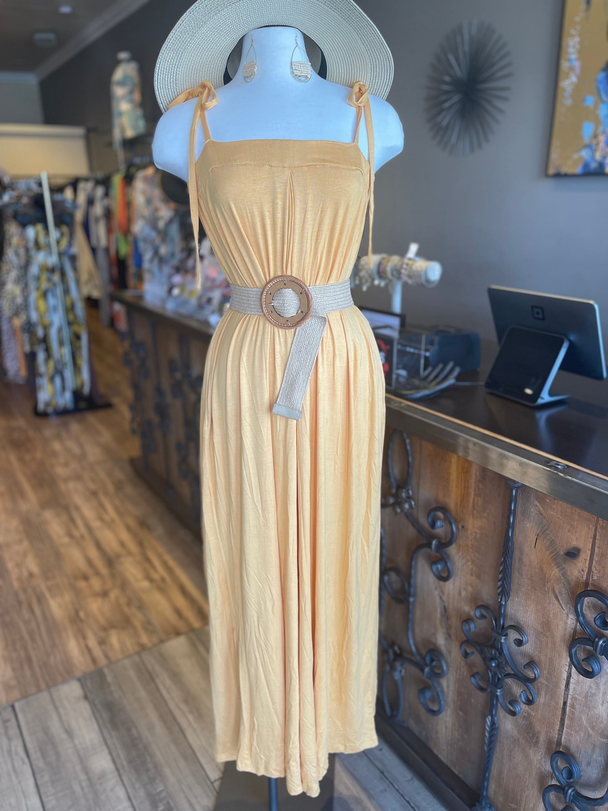 loose jumpsuit dress Women's Wide Leg Linen Jumpsuit