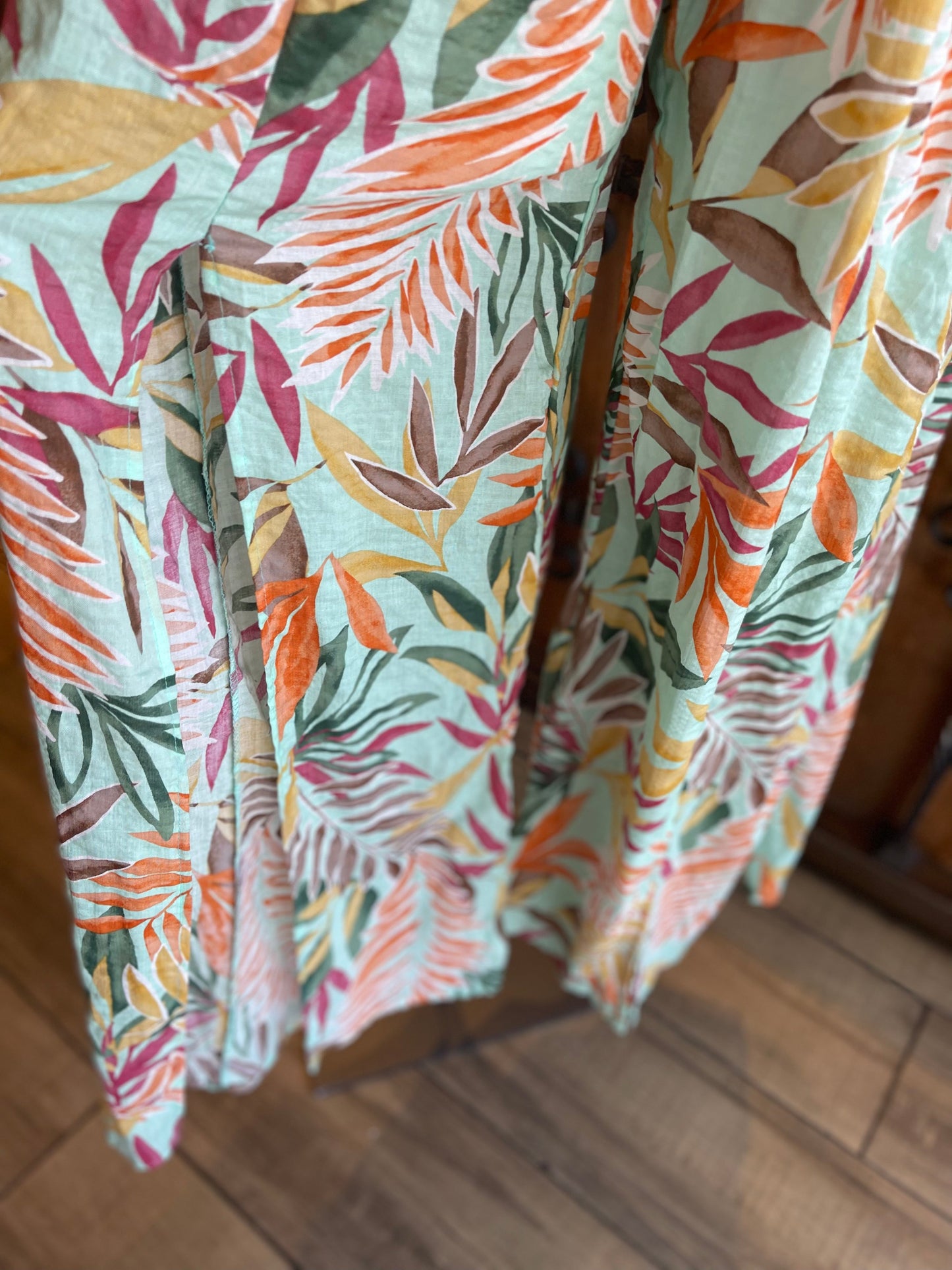 Printed Palazzo W Slits