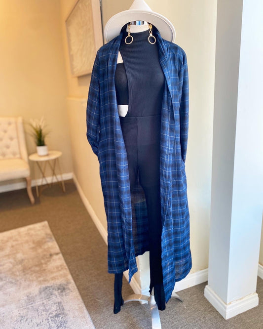 Maxi Roll Up Sleeve Cardigan